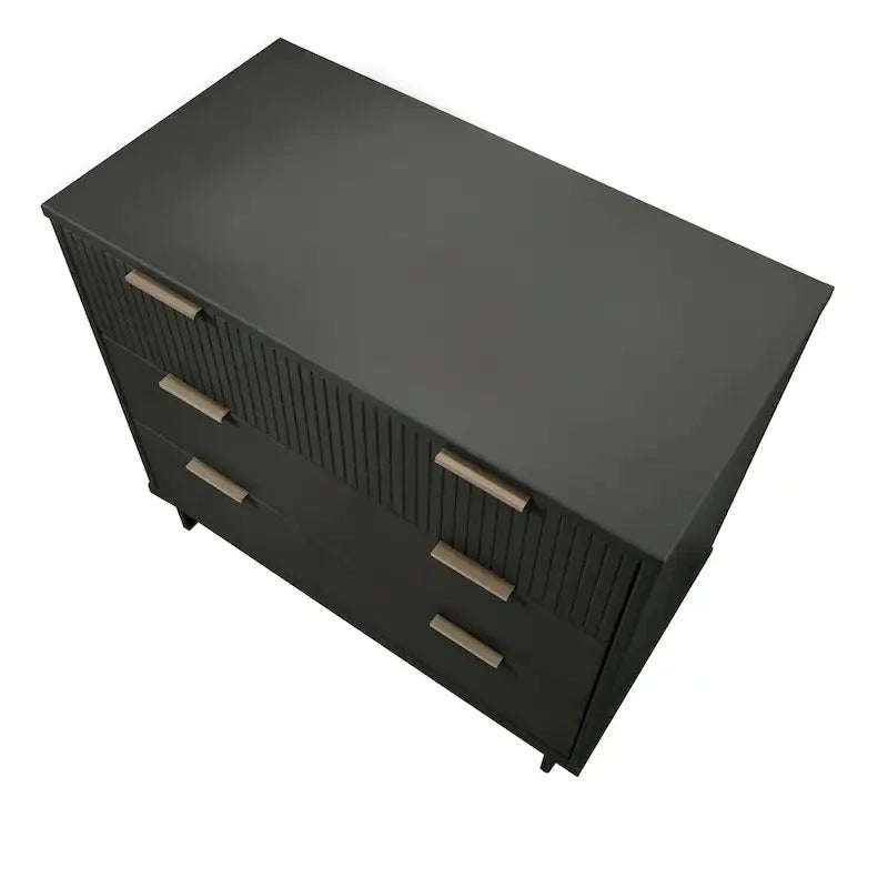 Manhattan Comfort 2-teiliges Granville Modern Massivholz Standard Kommoden- und Nachttischset