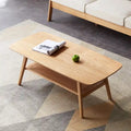 Couchtisch Beistelltisch 100% Massivholz Tischplatte Schreibtisch Kaffeetisch, Arbeitstisch Home Office