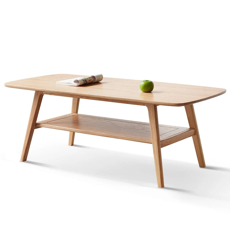 Couchtisch Beistelltisch 100% Massivholz Tischplatte Schreibtisch Kaffeetisch, Arbeitstisch Home Office