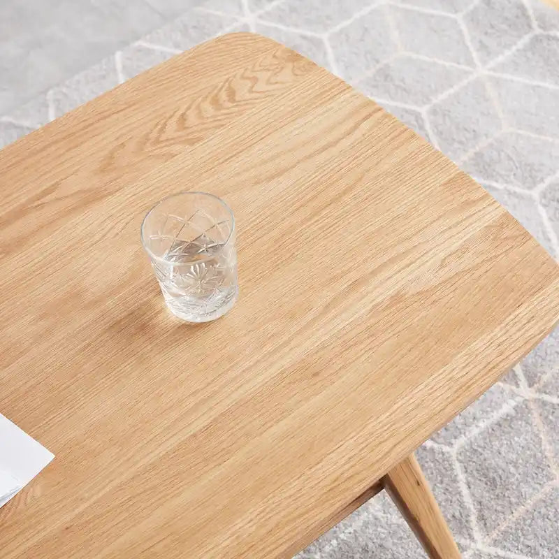 Couchtisch Beistelltisch 100% Massivholz Tischplatte Schreibtisch Kaffeetisch, Arbeitstisch Home Office