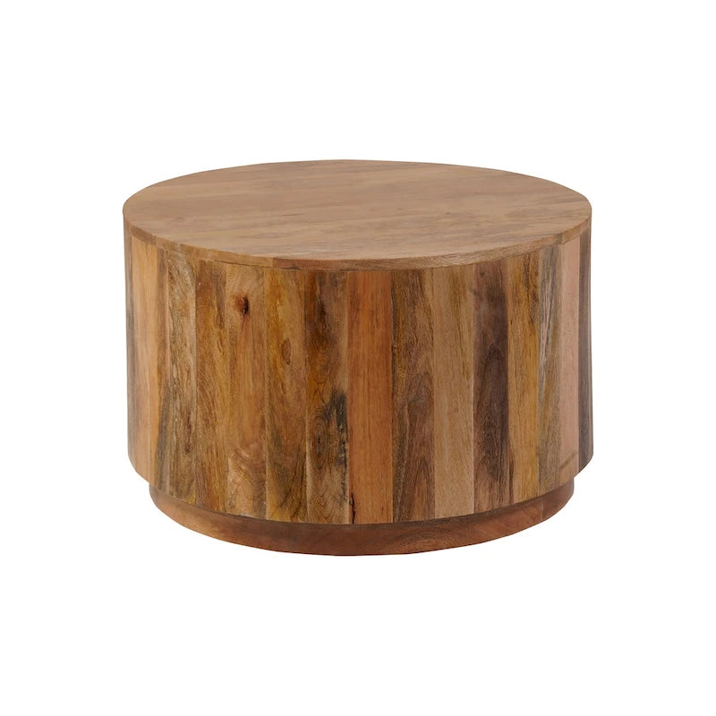 Carolina Living Krissa runder Couchtisch aus Mangoholz, 30