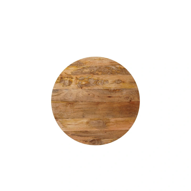 Carolina Living Krissa runder Couchtisch aus Mangoholz, 30