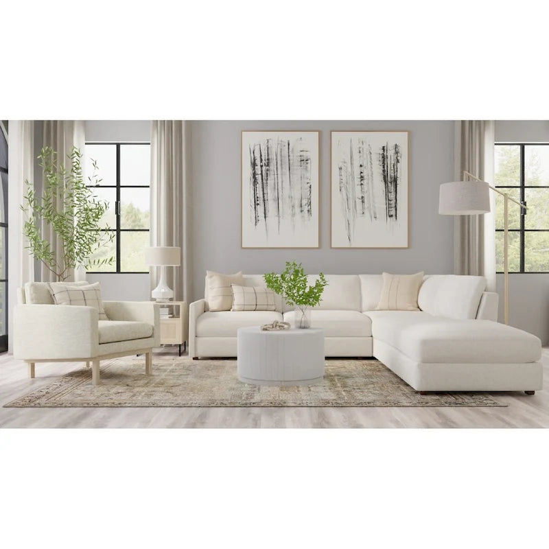 Carolina Living Krissa runder Couchtisch aus Mangoholz, 30