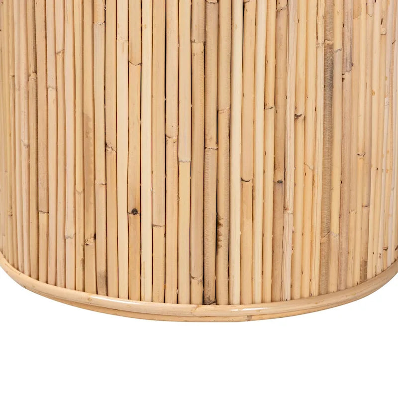 Iryna Modern Bohemian Konsole aus natürlichem Rattan