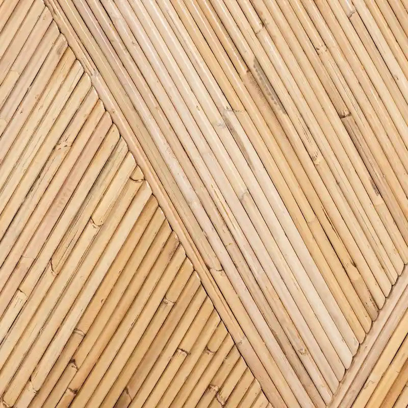 Iryna Modern Bohemian Konsole aus natürlichem Rattan
