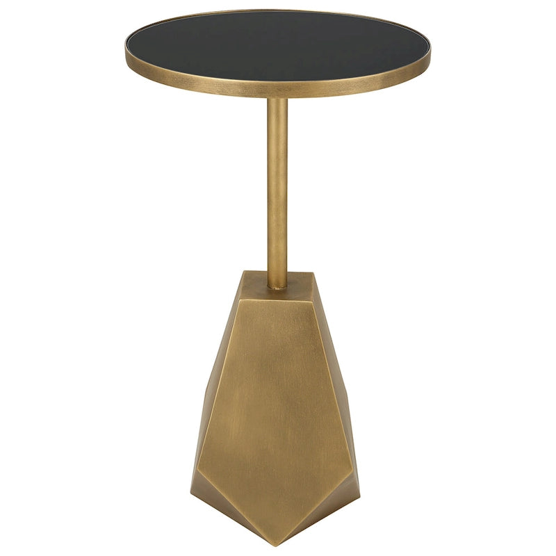 Uttermost Comet Geometrischer Akzenttisch Bronze – 14B x 24H x 14T