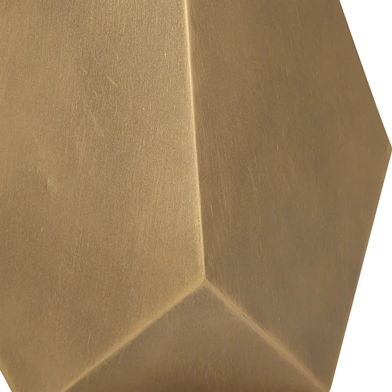 Uttermost Comet Geometrischer Akzenttisch Bronze – 14B x 24H x 14T
