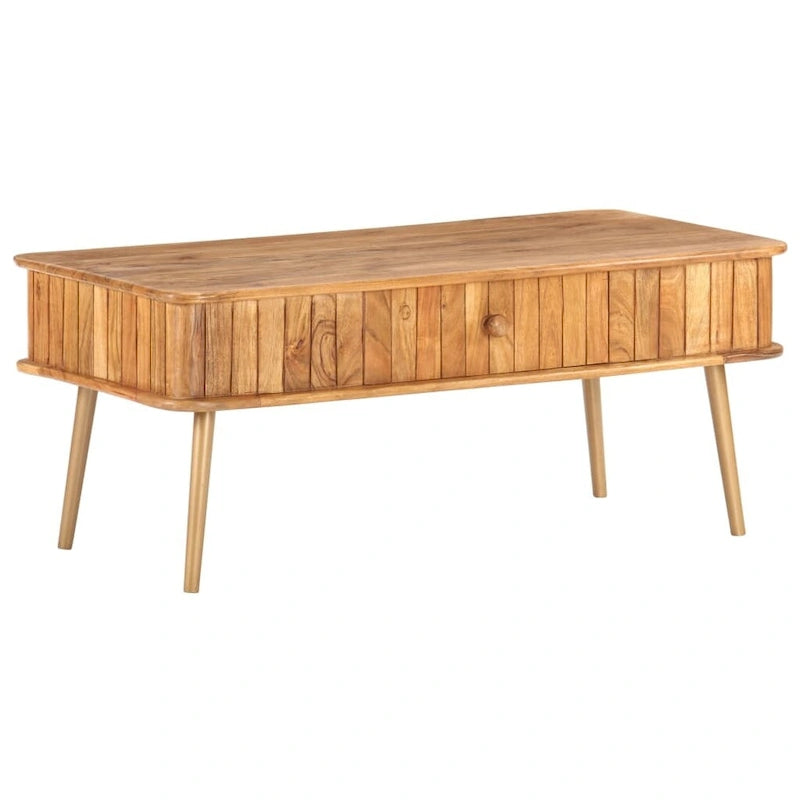 vidaXL Couchtisch 100x50x40 cm Massivholz Akazie