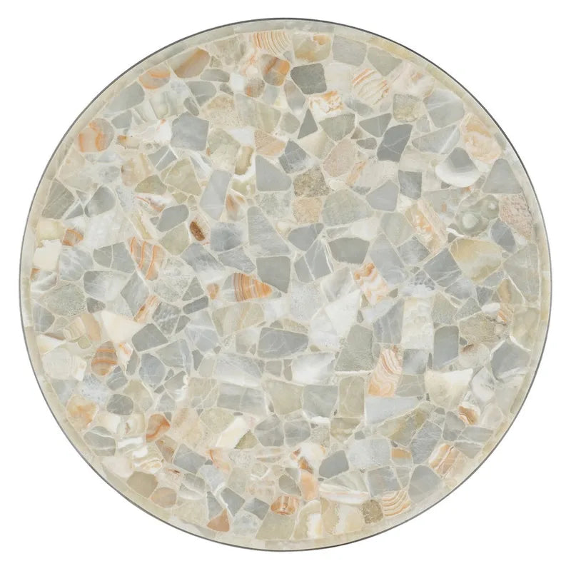Hooker Furniture 5934-80111-00 Melange 42 Durchmesser Onyx und Stahl