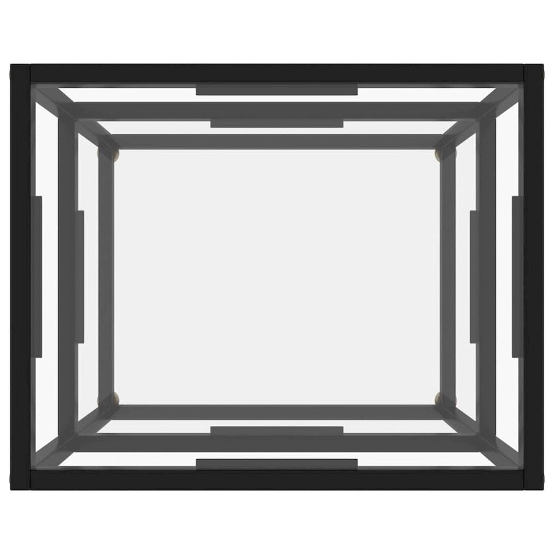 vidaXL Konsolentisch Transparent 50x40x40 cm Hartglas - 50 x 40 x 40
