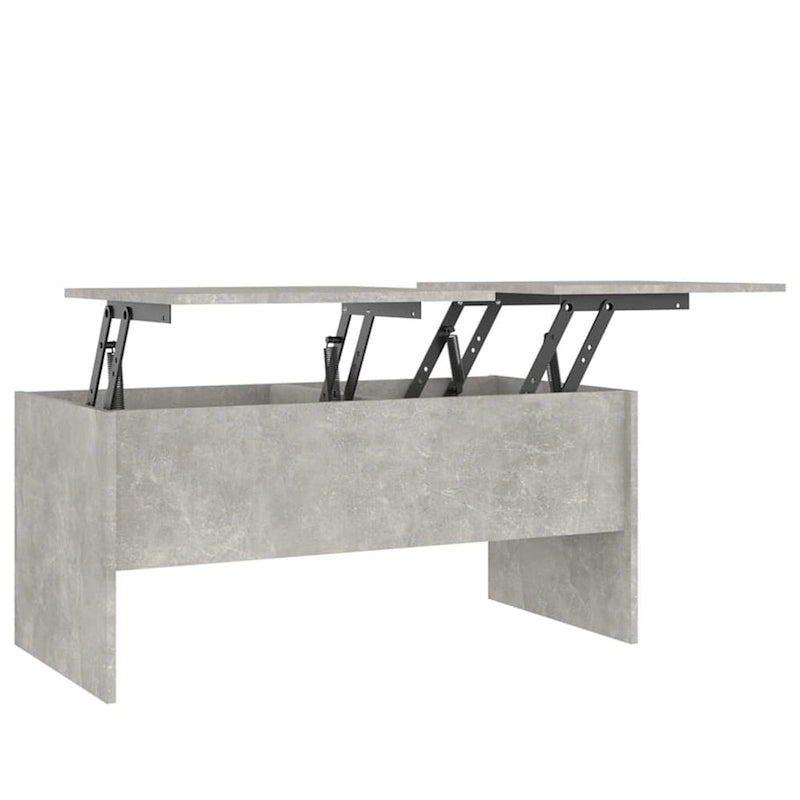 vidaXL Couchtisch mit hochklappbarer Tischplatte Beistelltisch Akzent Sofatisch Holzwerkstoff - 102 x 50,5 x 46,5 cm