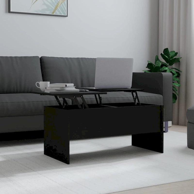 vidaXL Couchtisch mit hochklappbarer Tischplatte Beistelltisch Akzent Sofatisch Holzwerkstoff - 102 x 50,5 x 46,5 cm