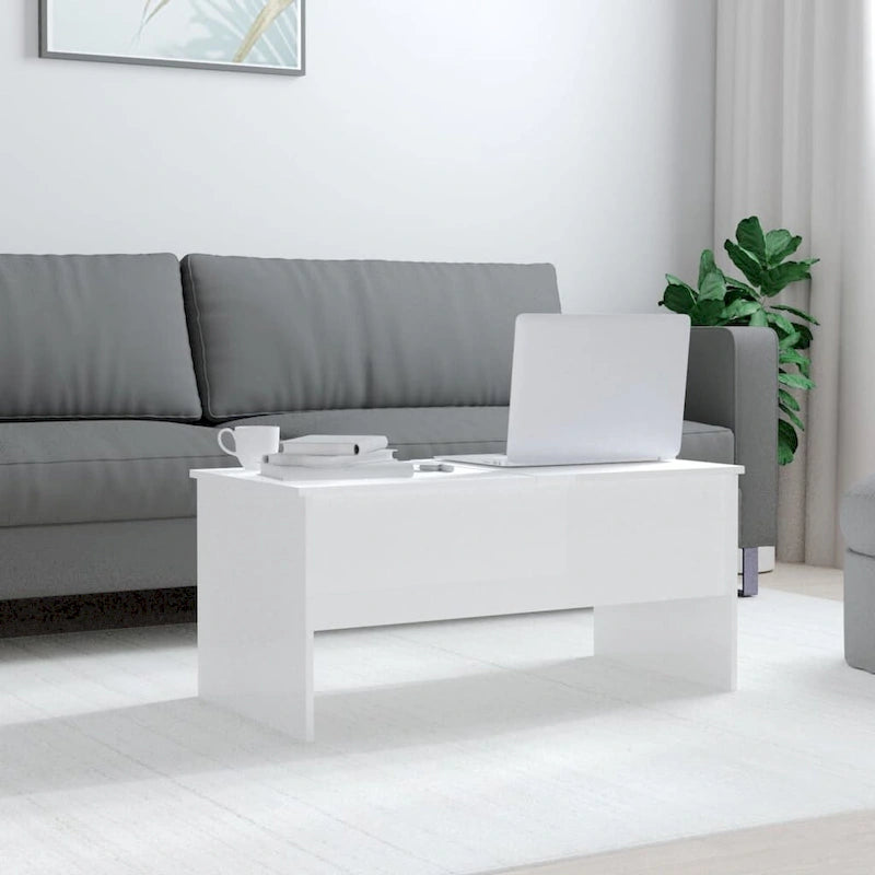 vidaXL Couchtisch mit hochklappbarer Tischplatte Beistelltisch Akzent Sofatisch Holzwerkstoff - 102 x 50,5 x 46,5 cm