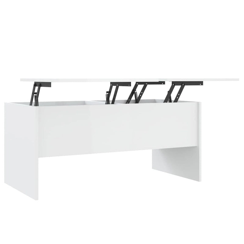 vidaXL Couchtisch mit hochklappbarer Tischplatte Beistelltisch Akzent Sofatisch Holzwerkstoff - 102 x 50,5 x 46,5 cm