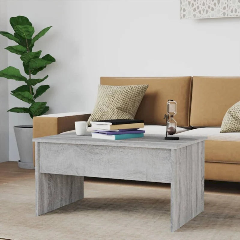 vidaXL Couchtisch mit Hebeplatte Beistelltisch Akzent-Sofatisch Holzwerkstoff - 80 x 50,5 x 41,5 cm