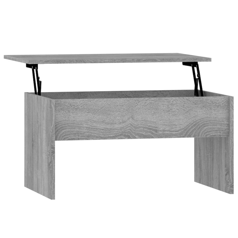 vidaXL Couchtisch mit Hebeplatte Beistelltisch Akzent-Sofatisch Holzwerkstoff - 80 x 50,5 x 41,5 cm