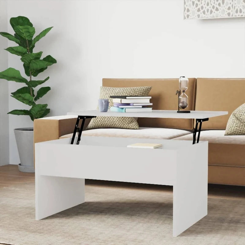 vidaXL Couchtisch mit Hebeplatte Beistelltisch Akzent-Sofatisch Holzwerkstoff - 80 x 50,5 x 41,5 cm