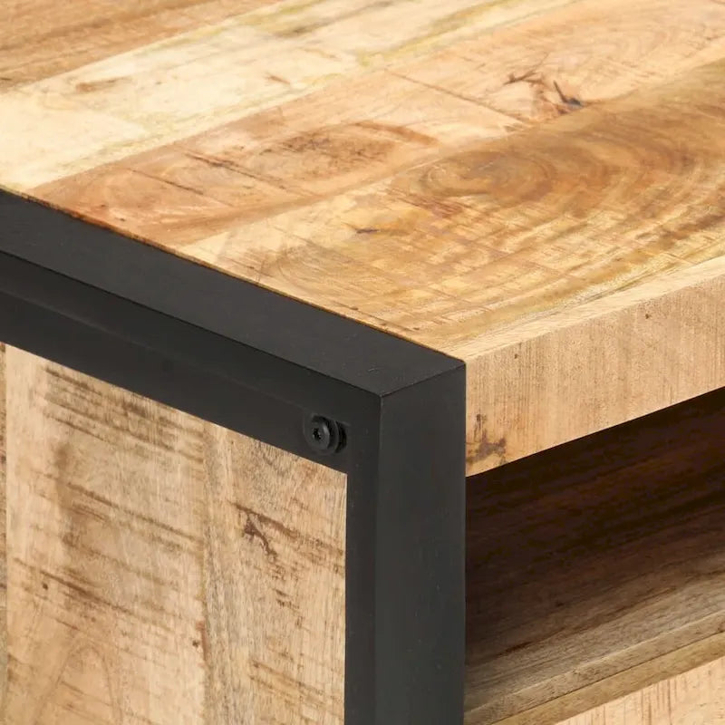 vidaXL Couchtisch Wohnzimmer Beistelltisch Akzent Beistelltisch Sofa Massivholz