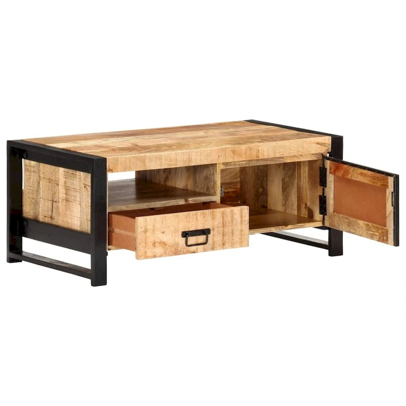 vidaXL Couchtisch Wohnzimmer Beistelltisch Akzent Beistelltisch Sofa Massivholz
