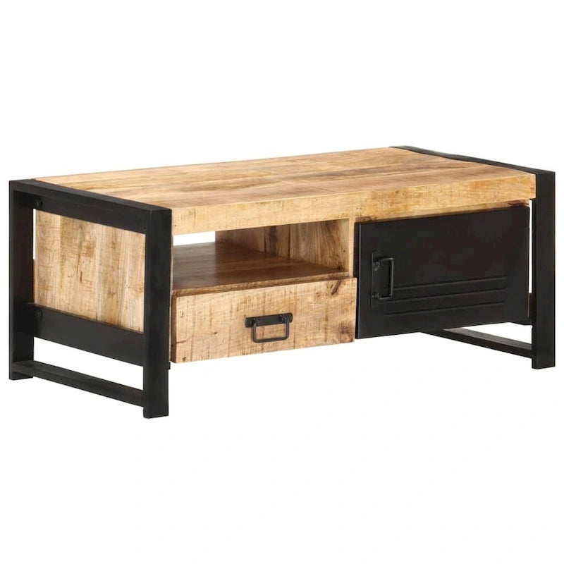 vidaXL Couchtisch Wohnzimmer Beistelltisch Akzent Beistelltisch Sofa Massivholz