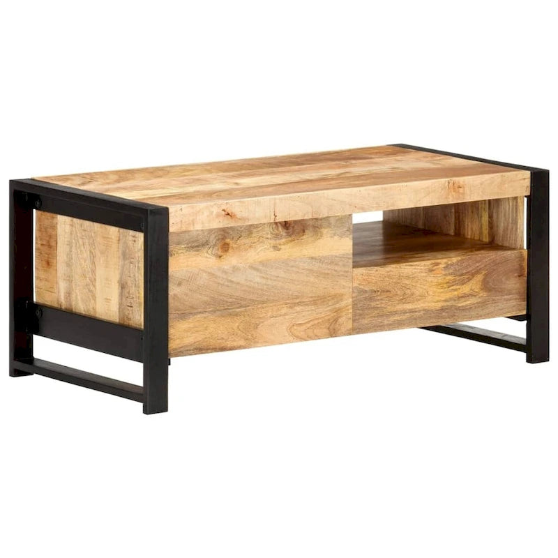 vidaXL Couchtisch Wohnzimmer Beistelltisch Akzent Beistelltisch Sofa Massivholz