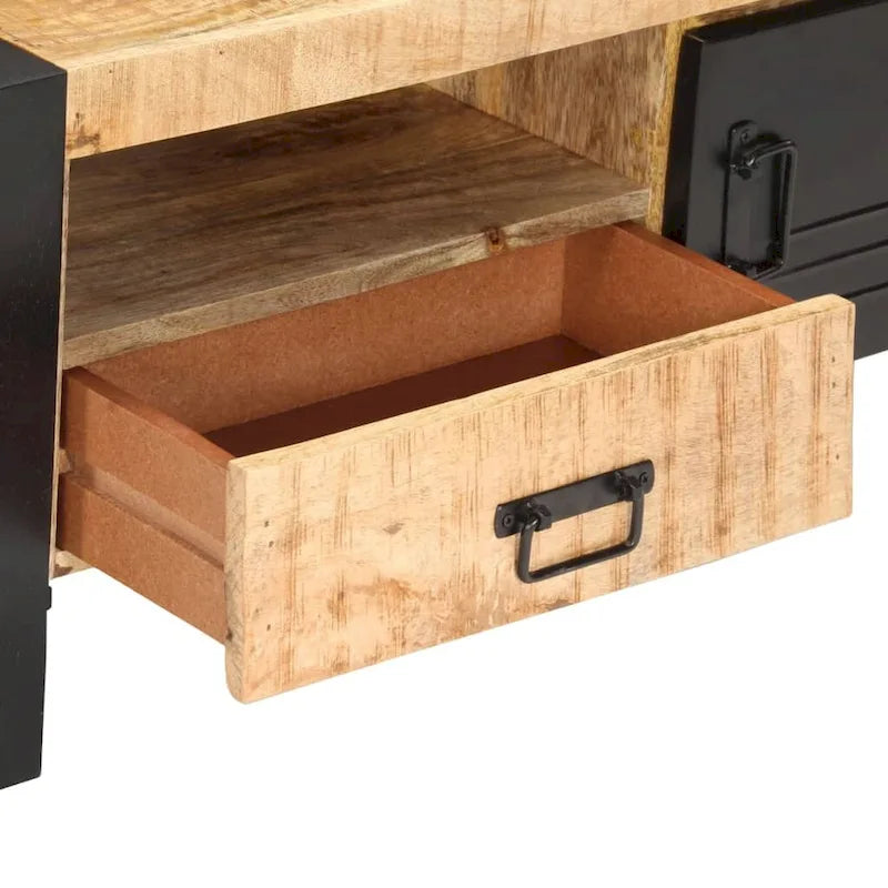 vidaXL Couchtisch Wohnzimmer Beistelltisch Akzent Beistelltisch Sofa Massivholz