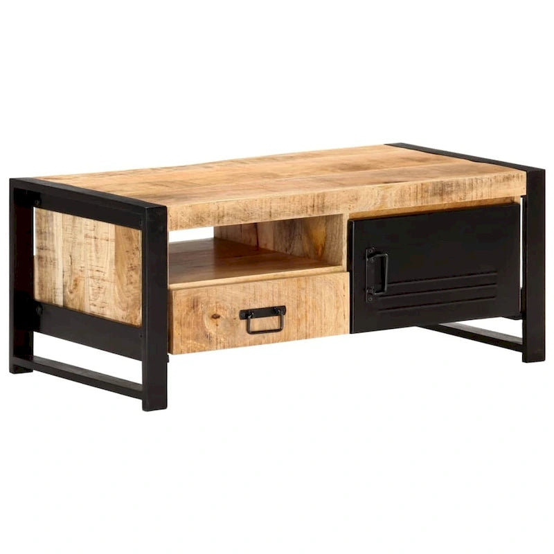 vidaXL Couchtisch Wohnzimmer Beistelltisch Akzent Beistelltisch Sofa Massivholz