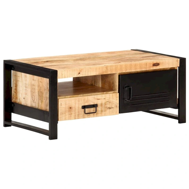vidaXL Couchtisch Wohnzimmer Beistelltisch Akzent Beistelltisch Sofa Massivholz