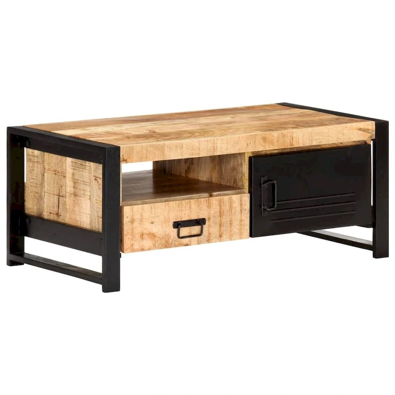 vidaXL Couchtisch Wohnzimmer Beistelltisch Akzent Beistelltisch Sofa Massivholz