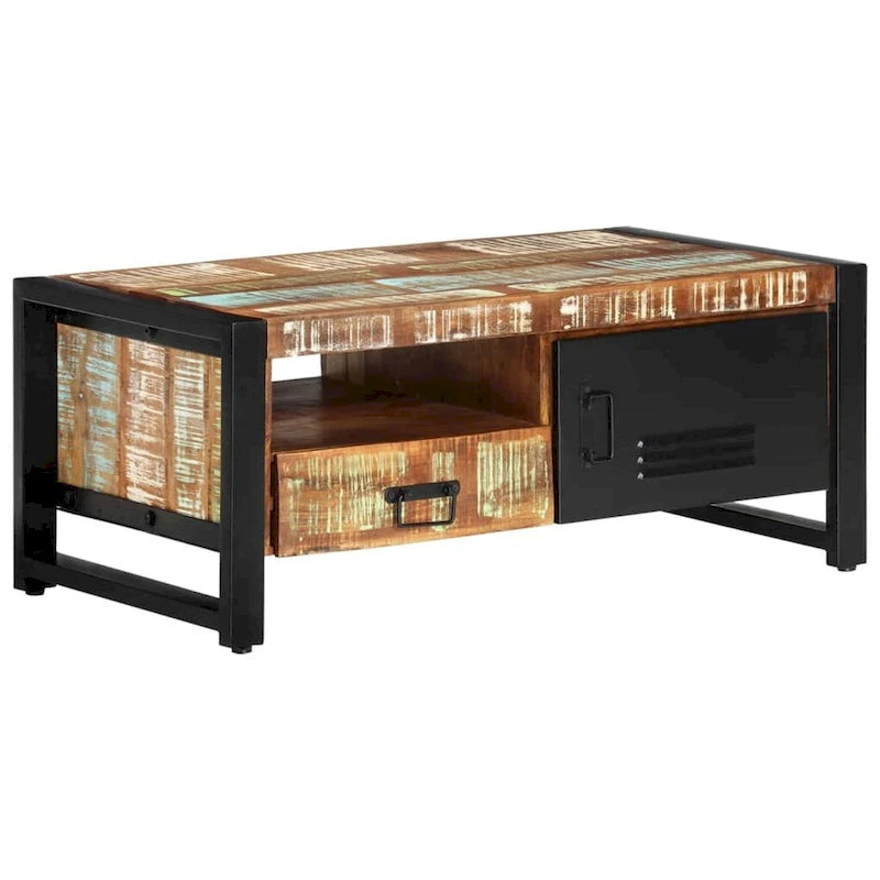 vidaXL Couchtisch Wohnzimmer Beistelltisch Akzent Beistelltisch Sofa Massivholz