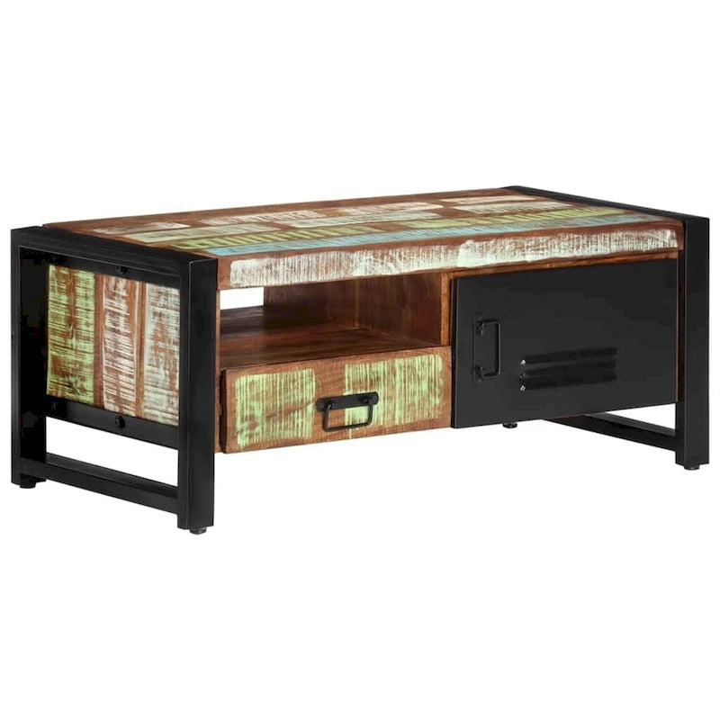 vidaXL Couchtisch Wohnzimmer Beistelltisch Akzent Beistelltisch Sofa Massivholz