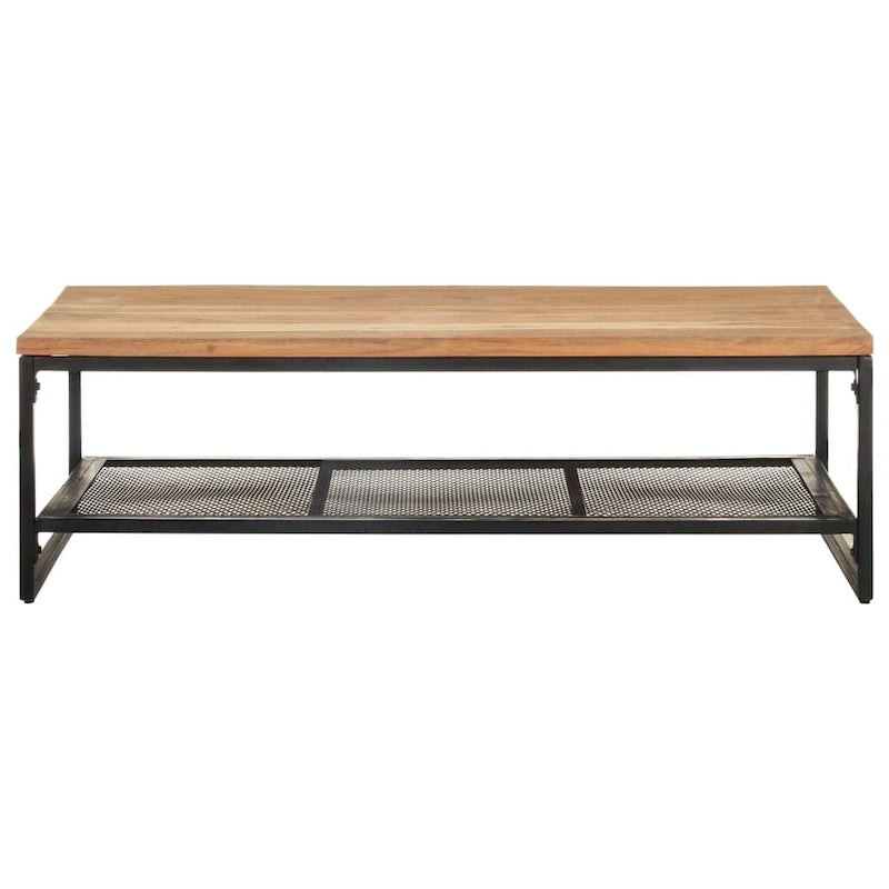 vidaXL Couchtisch 110x60x35 cm Massivholz Akazie - 110 x 60 x 35