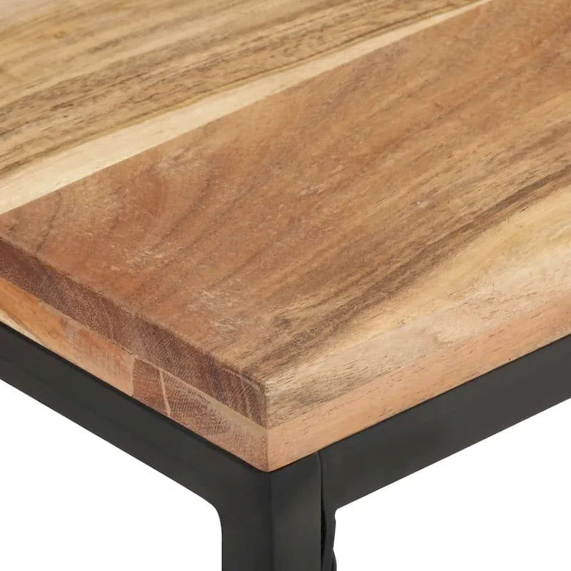vidaXL Couchtisch 110x60x35 cm Massivholz Akazie - 110 x 60 x 35