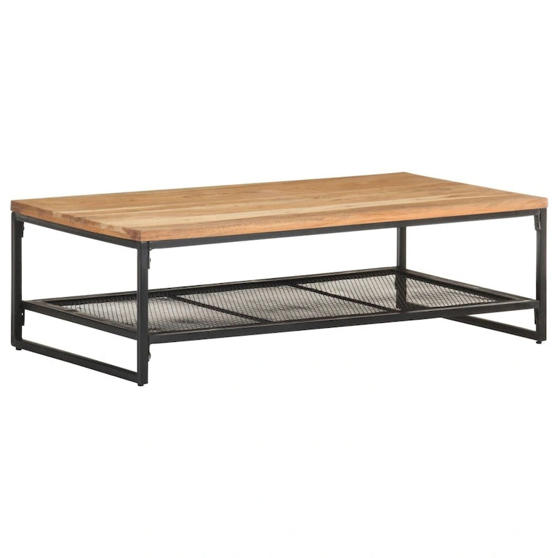 vidaXL Couchtisch 110x60x35 cm Massivholz Akazie - 110 x 60 x 35