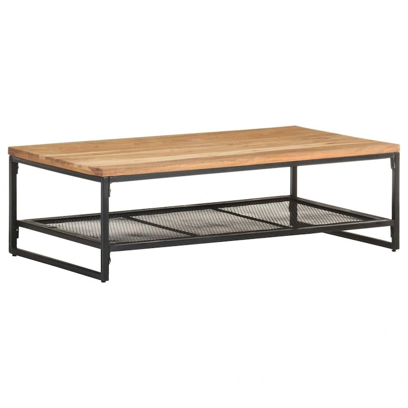 vidaXL Couchtisch 110x60x35 cm Massivholz Akazie - 110 x 60 x 35