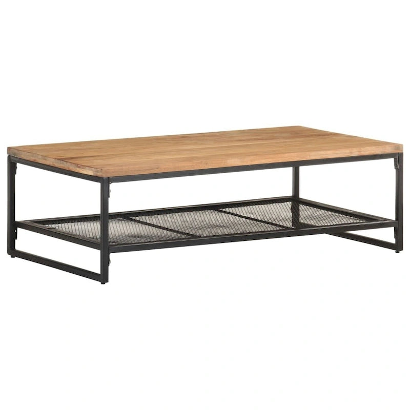 vidaXL Couchtisch 110x60x35 cm Massivholz Akazie - 110 x 60 x 35
