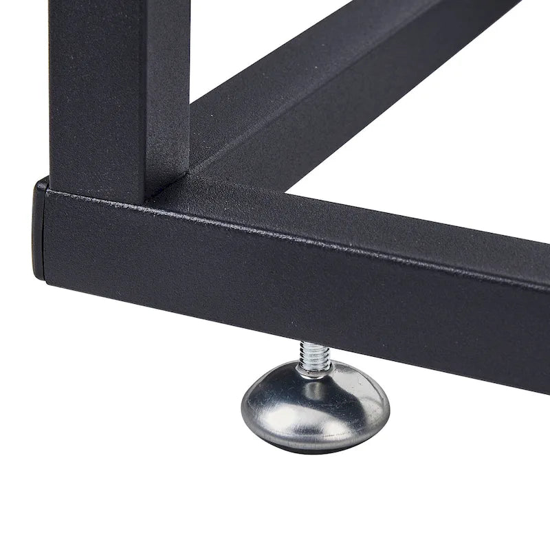 VECELO C-förmiger Beistelltisch Kleiner Sofatisch C-förmiger Ablagetisch Nachttisch mit Metallrahmen 2er-Set