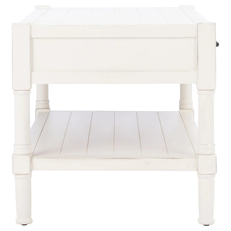 SAFAVIEH Alene Couchtisch mit 2 Schubladen und Ablage – 96 B x 48,2 L x 48,2 H cm – 96Bx48Tx48H