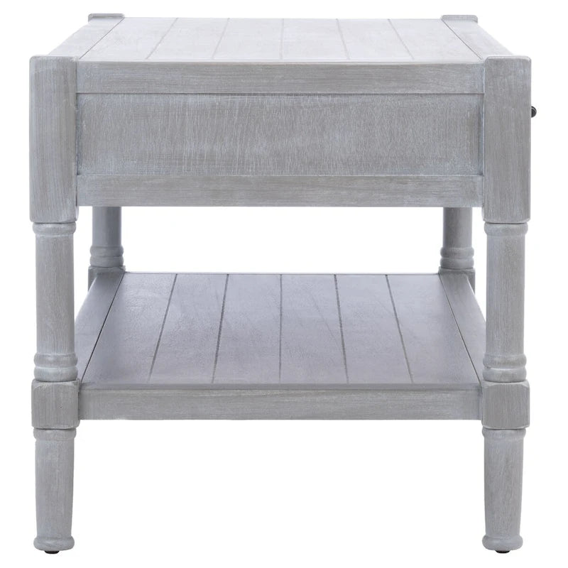 SAFAVIEH Alene Couchtisch mit 2 Schubladen und Ablage – 96 B x 48,2 L x 48,2 H cm – 96Bx48Tx48H