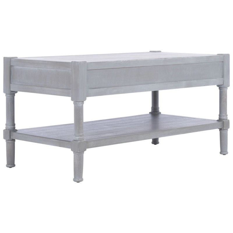 SAFAVIEH Alene Couchtisch mit 2 Schubladen und Ablage – 96 B x 48,2 L x 48,2 H cm – 96Bx48Tx48H