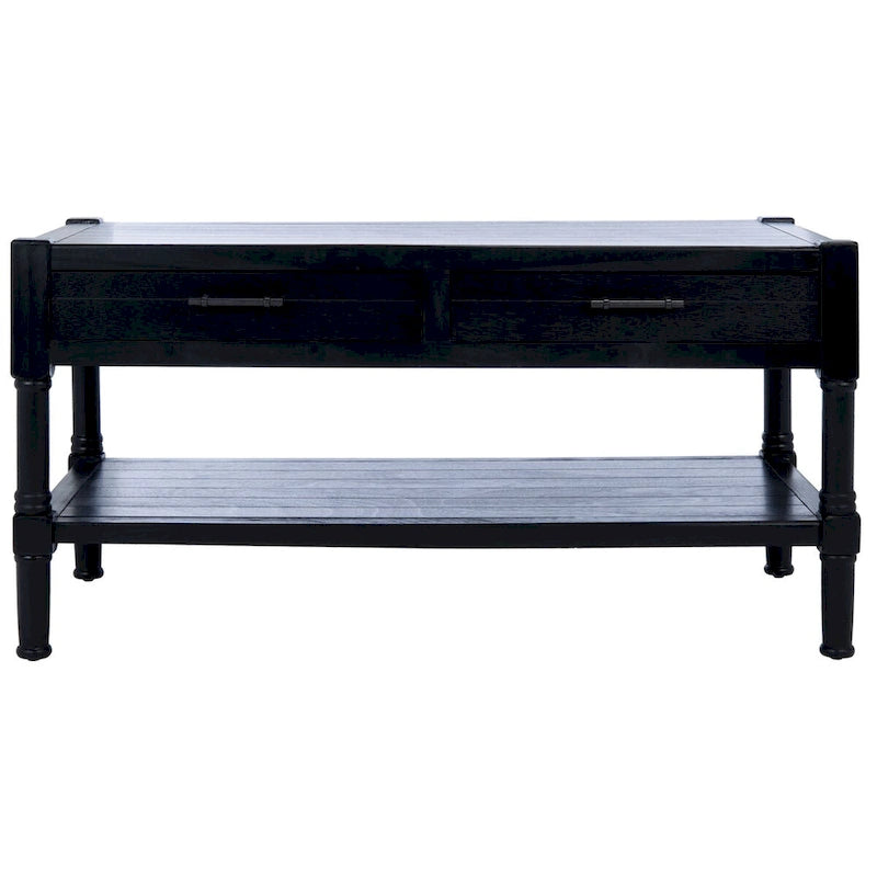 SAFAVIEH Alene Couchtisch mit 2 Schubladen und Ablage – 96 B x 48,2 L x 48,2 H cm – 96Bx48Tx48H