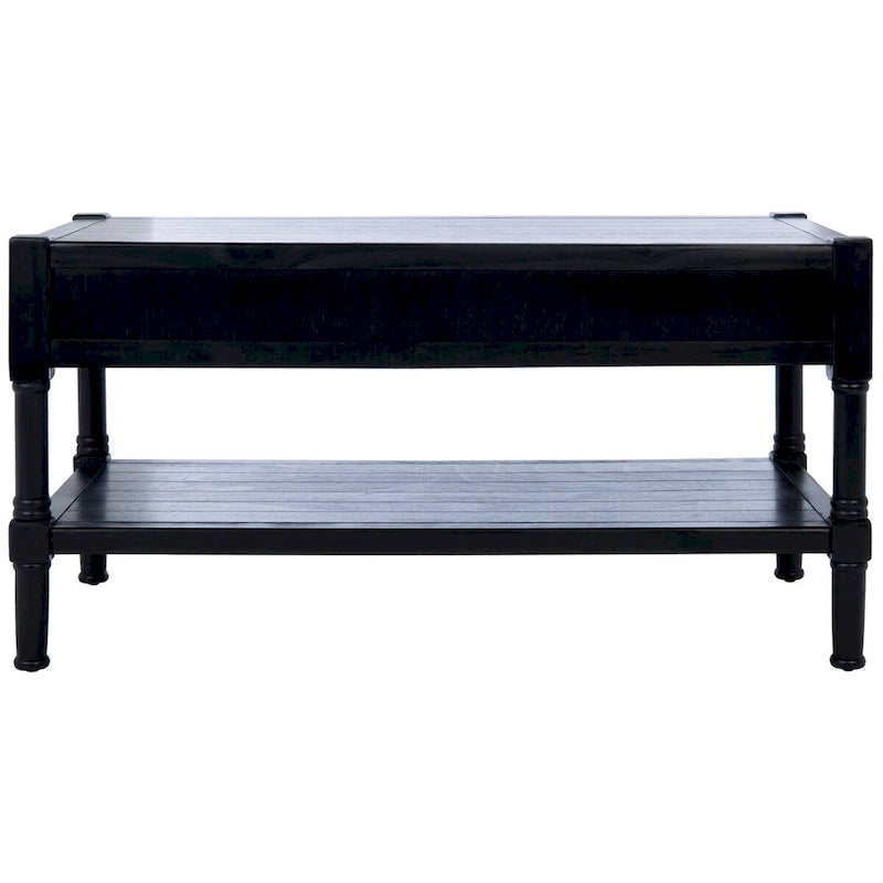 SAFAVIEH Alene Couchtisch mit 2 Schubladen und Ablage – 96 B x 48,2 L x 48,2 H cm – 96Bx48Tx48H
