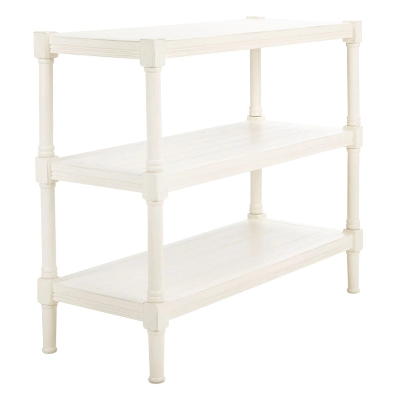 SAFAVIEH Olevia Konsolentisch mit 3 Ablagen – 33.8 B x 13.8 T x 29.5 H – 34Bx14Tx30H