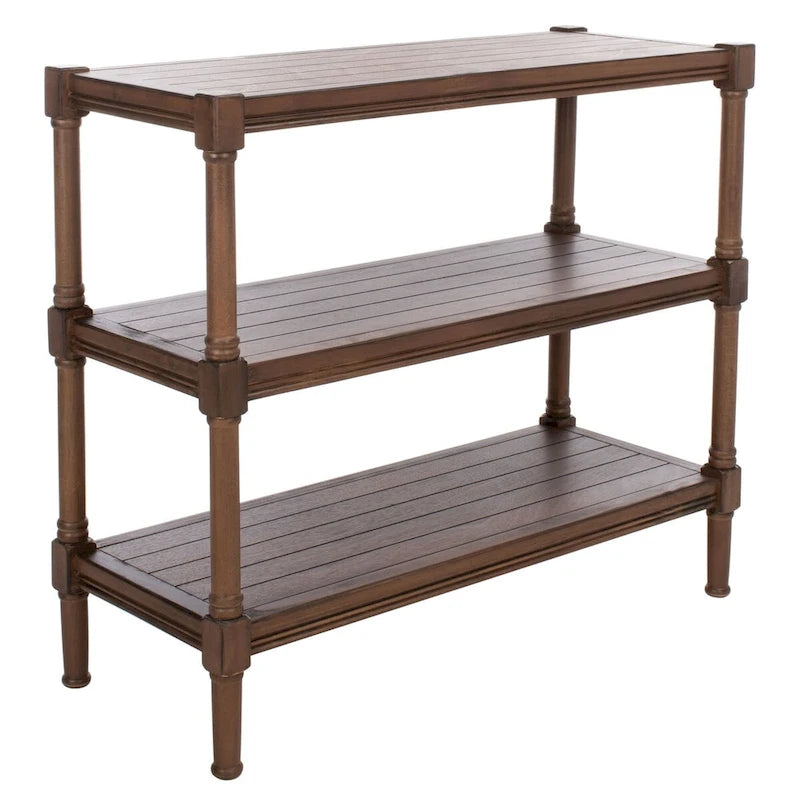 SAFAVIEH Olevia Konsolentisch mit 3 Ablagen – 33.8 B x 13.8 T x 29.5 H – 34Bx14Tx30H