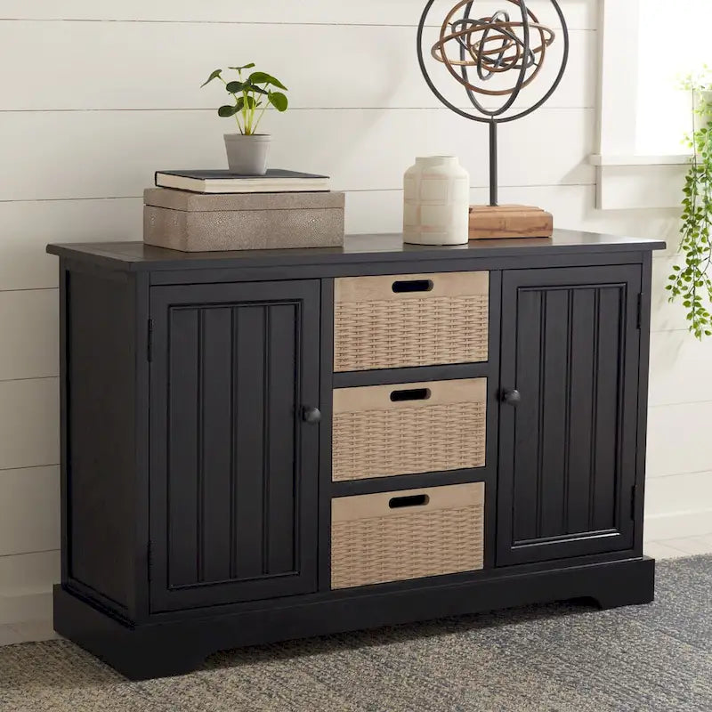 SAFAVIEH Cilla Kommode mit 2 Schubladen und 3 herausnehmbaren Körben – 101,1 B x 31,8 L x 74,9 H cm – 104Bx33Dx66H cm