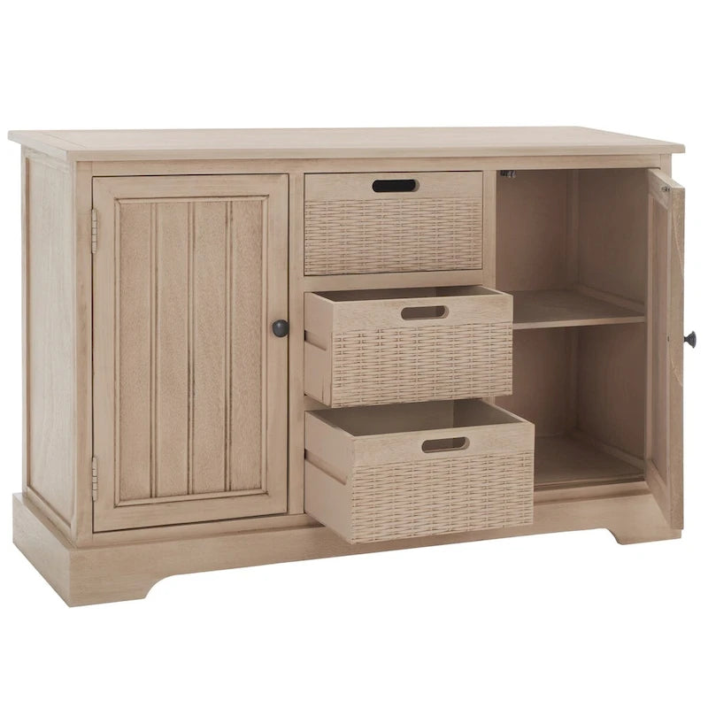 SAFAVIEH Cilla Kommode mit 2 Schubladen und 3 herausnehmbaren Körben – 101,1 B x 31,8 L x 74,9 H cm – 104Bx33Dx66H cm