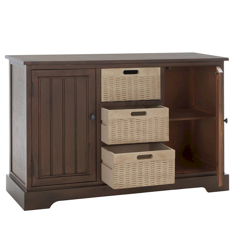 SAFAVIEH Cilla Kommode mit 2 Schubladen und 3 herausnehmbaren Körben – 101,1 B x 31,8 L x 74,9 H cm – 104Bx33Dx66H cm