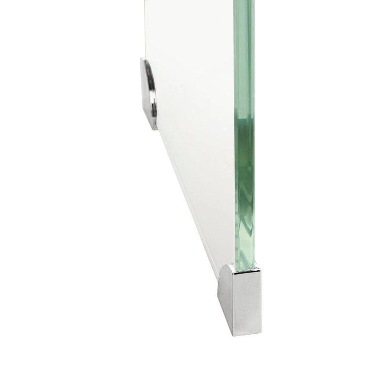 SAFAVIEH Modena Ombre Glas-Konsolentisch - Klar / Blau - 110 x 35 x 75 cm - 43Bx14Tx30H