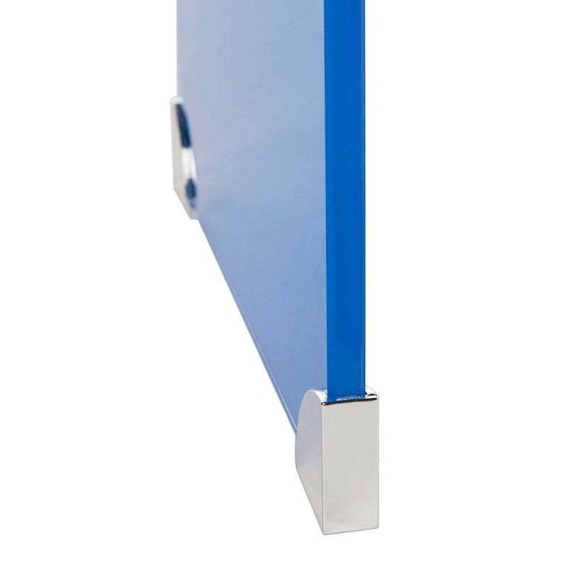 SAFAVIEH Modena Ombre Glas-Konsolentisch - Klar / Blau - 110 x 35 x 75 cm - 43Bx14Tx30H