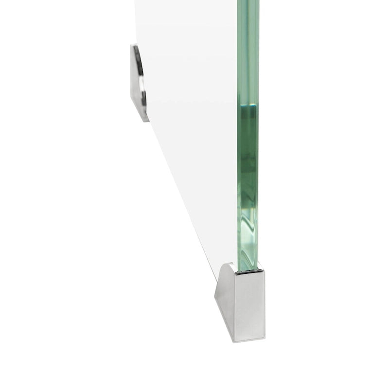 SAFAVIEH Modena Ombre Glas-Konsolentisch - Klar / Blau - 110 x 35 x 75 cm - 43Bx14Tx30H
